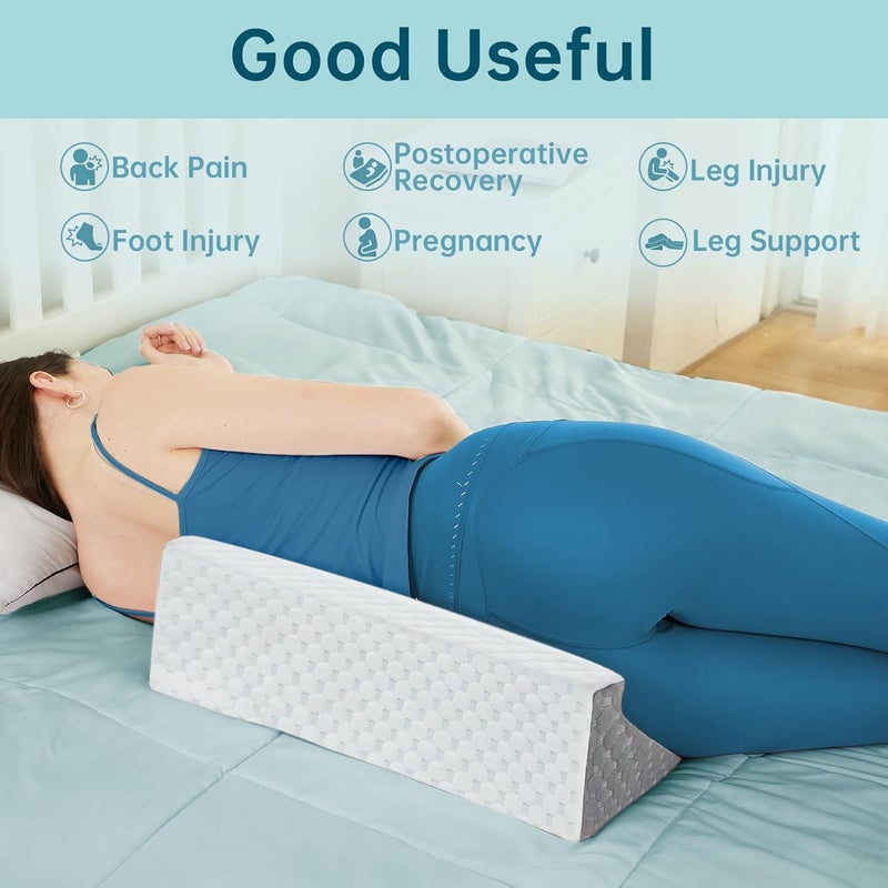 Loeysu Wedge Pillow for Sleeping, Side Sleeper Body Back Positioners for Back Pain, Preventing Bedsores, After Surgery, Pregnancy Support, Ankle Support, Bed Wedge Pillow for Side Sleepers - Image 5